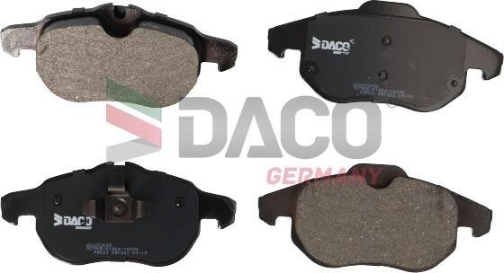 DACO Germany 323628 - Brake Pad Set, disc brake autospares.lv