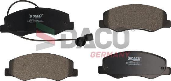 DACO Germany 323003 - Brake Pad Set, disc brake autospares.lv