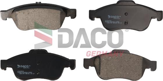 DACO Germany 323026 - Brake Pad Set, disc brake autospares.lv