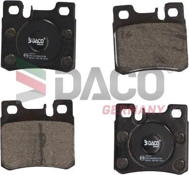 DACO Germany 323315 - Brake Pad Set, disc brake autospares.lv