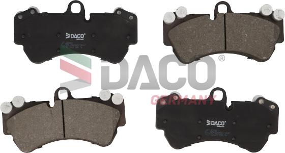 DACO Germany 322901 - Brake Pad Set, disc brake autospares.lv