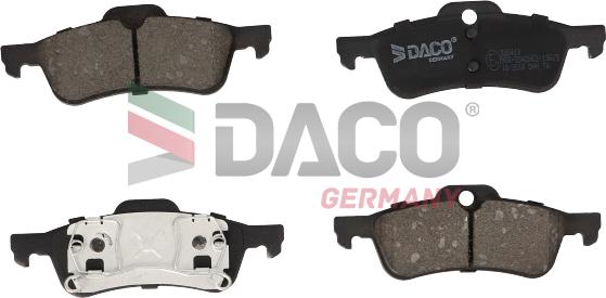 DACO Germany 322419 - Brake Pad Set, disc brake autospares.lv