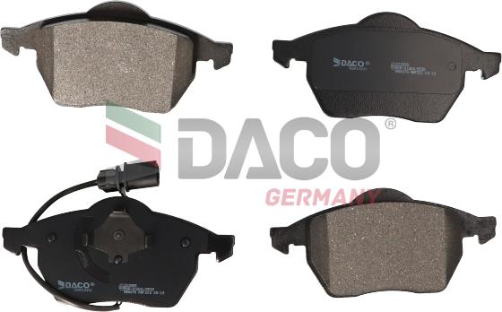 DACO Germany 322555 - Brake Pad Set, disc brake autospares.lv