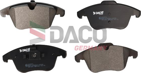 DACO Germany 322570 - Brake Pad Set, disc brake autospares.lv