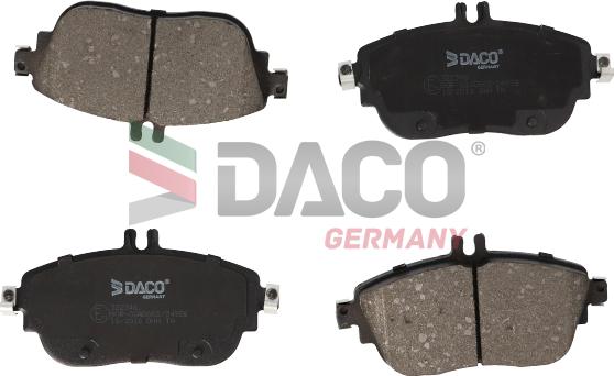 DACO Germany 322346 - Brake Pad Set, disc brake autospares.lv