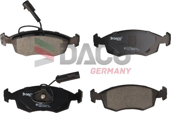 DACO Germany 322359 - Brake Pad Set, disc brake autospares.lv