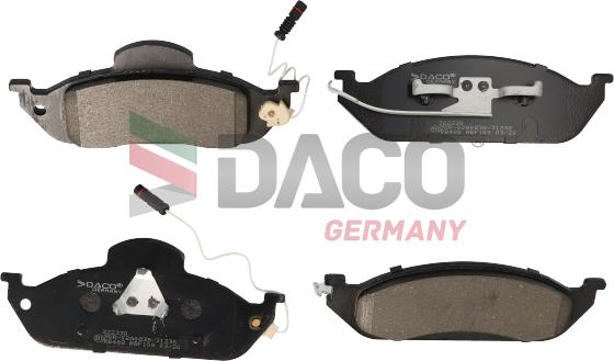 DACO Germany 322330 - Brake Pad Set, disc brake autospares.lv