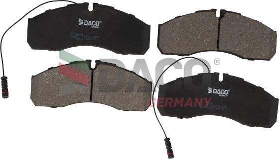 DACO Germany 322323 - Brake Pad Set, disc brake autospares.lv