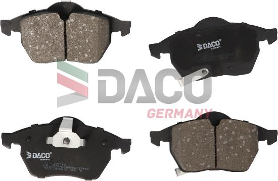 DACO Germany 322712 - Brake Pad Set, disc brake autospares.lv