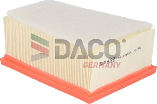 DACO Germany DFA3000 - Air Filter, engine autospares.lv