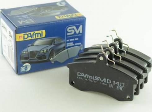 Dafmi D140SM - Brake Pad Set, disc brake autospares.lv