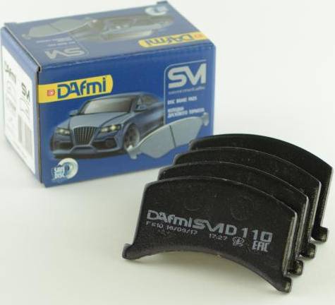 Dafmi D110SM - Brake Pad Set, disc brake autospares.lv