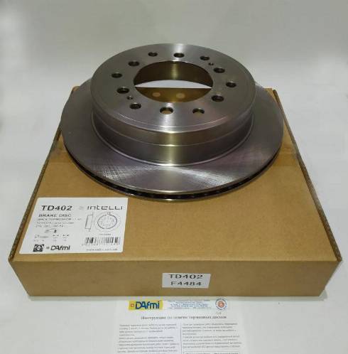 Dafmi TD402 - Brake Disc autospares.lv