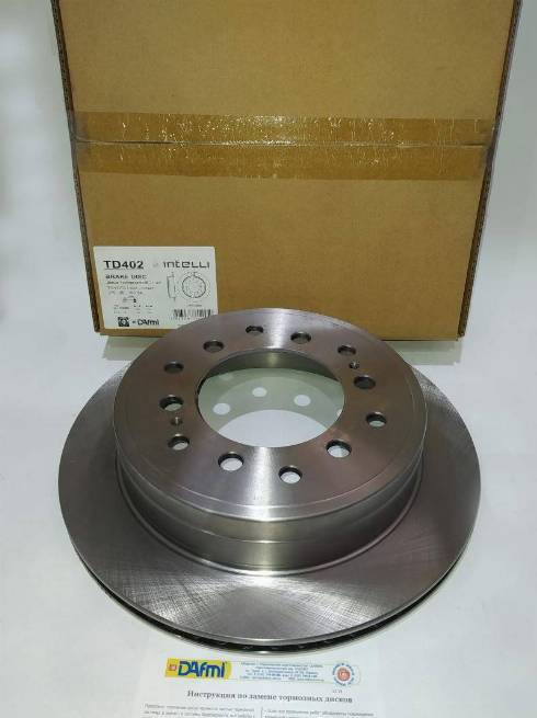 Dafmi TD402 - Brake Disc autospares.lv