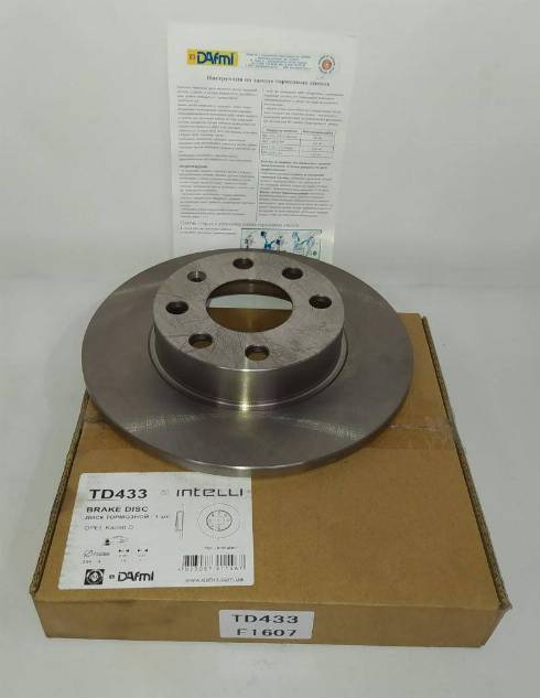 Dafmi TD433 - Brake Disc autospares.lv