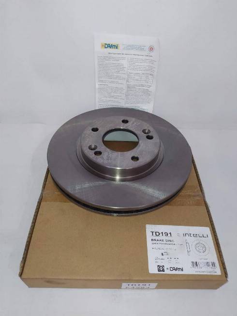 Dafmi TD191 - Brake Disc autospares.lv