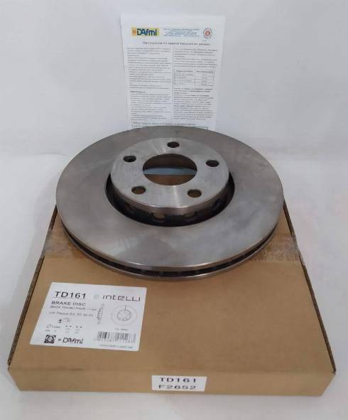 Dafmi TD161 - Brake Disc autospares.lv