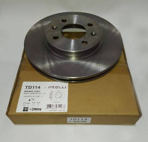 Dafmi TD114 - Brake Disc autospares.lv