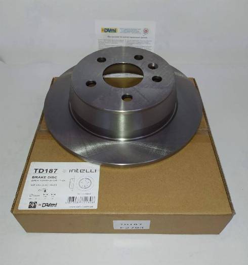 Dafmi TD187 - Brake Disc autospares.lv