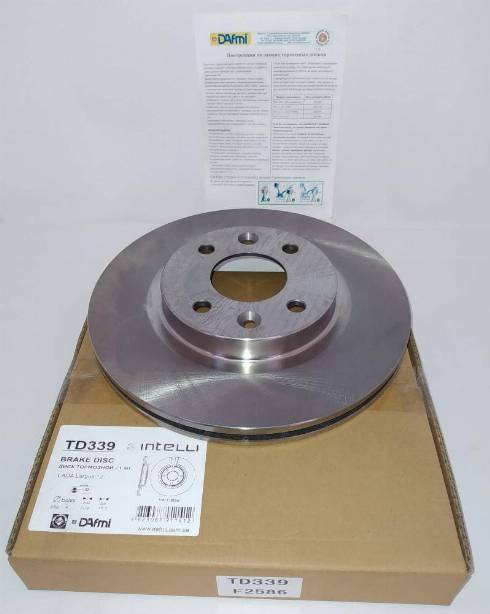 Dafmi TD339 - Brake Disc autospares.lv