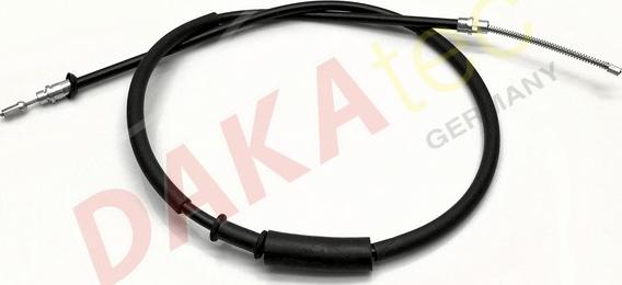 DAKAtec 600018 - Cable, parking brake autospares.lv