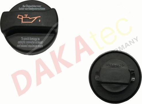 DAKAtec 3087016 - Sealing Cap, oil filling port autospares.lv