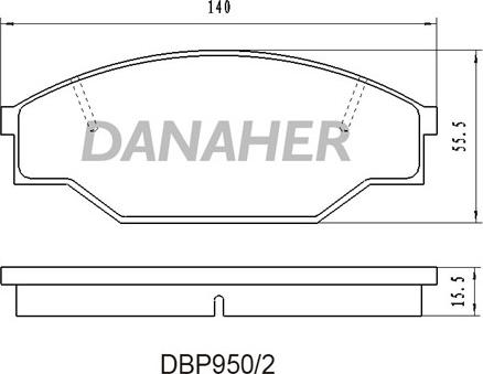 FTE BL2138A1 - Brake Pad Set, disc brake autospares.lv