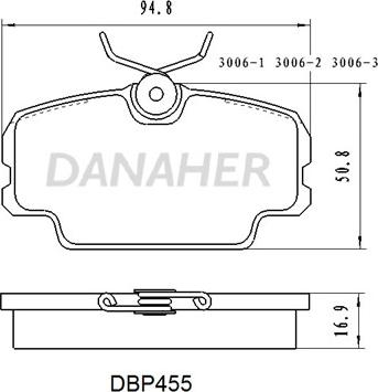 Roadhouse 9330 - Brake Pad Set, disc brake autospares.lv