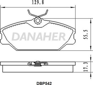 Quinton Hazell QFD7605AF - Brake Pad Set, disc brake autospares.lv