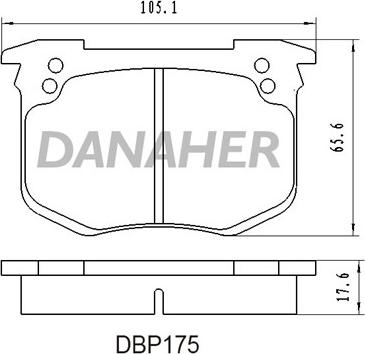 Triscan 811010814 - Brake Pad Set, disc brake autospares.lv