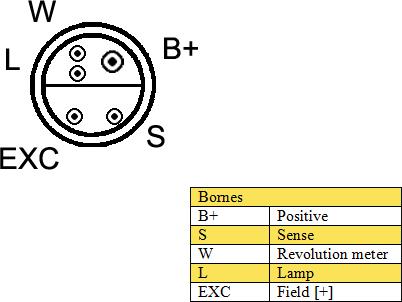 DA SILVA 051030 - Alternator autospares.lv