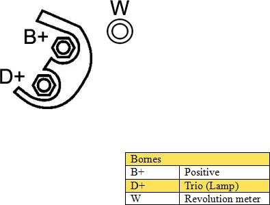 DA SILVA 010078 - Alternator autospares.lv