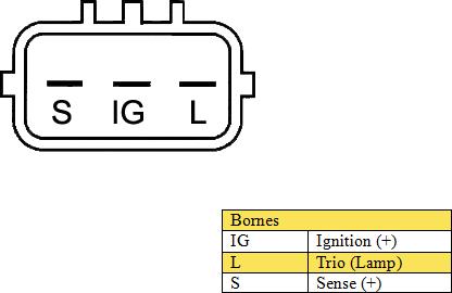 DA SILVA 030503 - Alternator autospares.lv