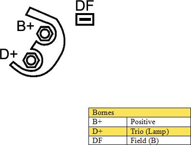 DA SILVA JA011359 - Alternator autospares.lv