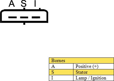 DA SILVA 031279 - Alternator autospares.lv