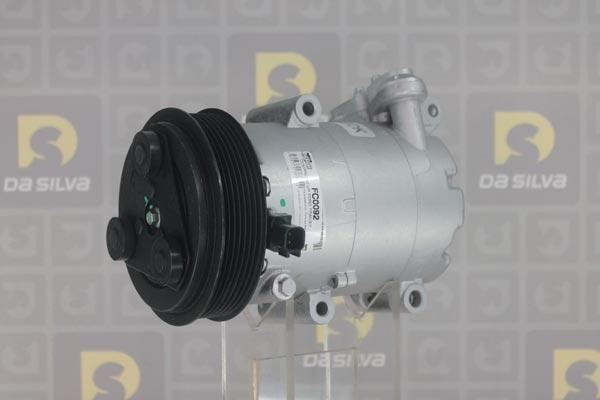 DA SILVA FC0092 - Compressor, air conditioning autospares.lv