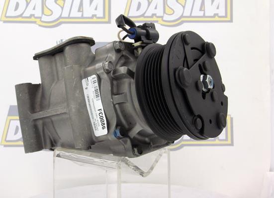 DA SILVA FC0086 - Compressor, air conditioning autospares.lv