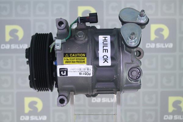 DA SILVA FC0115 - Compressor, air conditioning autospares.lv