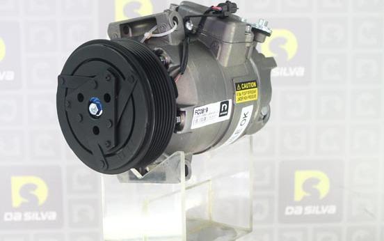 DA SILVA FC0819 - Compressor, air conditioning autospares.lv