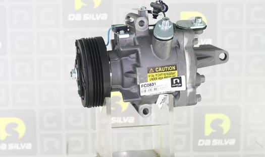 DA SILVA FC0831 - Compressor, air conditioning autospares.lv