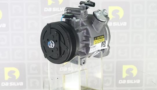 DA SILVA FC0831 - Compressor, air conditioning autospares.lv