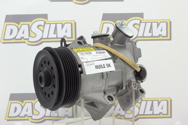 DA SILVA FC0349 - Compressor, air conditioning autospares.lv