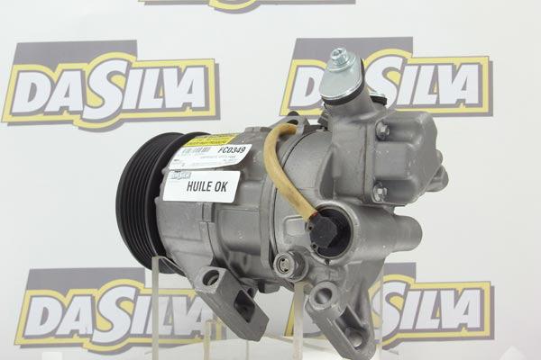 DA SILVA FC0349 - Compressor, air conditioning autospares.lv