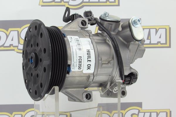 DA SILVA FC0350 - Compressor, air conditioning autospares.lv