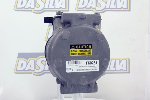 DA SILVA FC0251 - Compressor, air conditioning autospares.lv