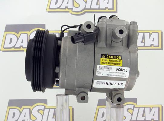 DA SILVA FC0216 - Compressor, air conditioning autospares.lv