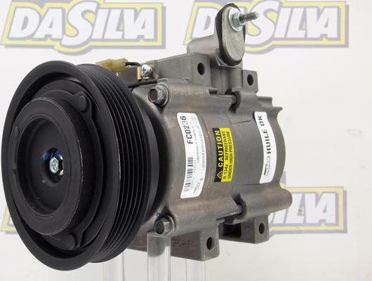 DA SILVA FC0236 - Compressor, air conditioning autospares.lv