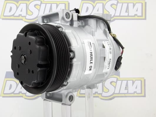 DA SILVA FC0271 - Compressor, air conditioning autospares.lv