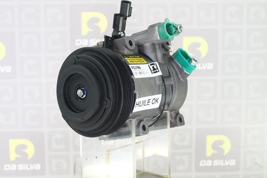 DA SILVA FC0769 - Compressor, air conditioning autospares.lv