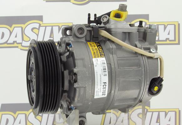 DA SILVA FC0702 - Compressor, air conditioning autospares.lv